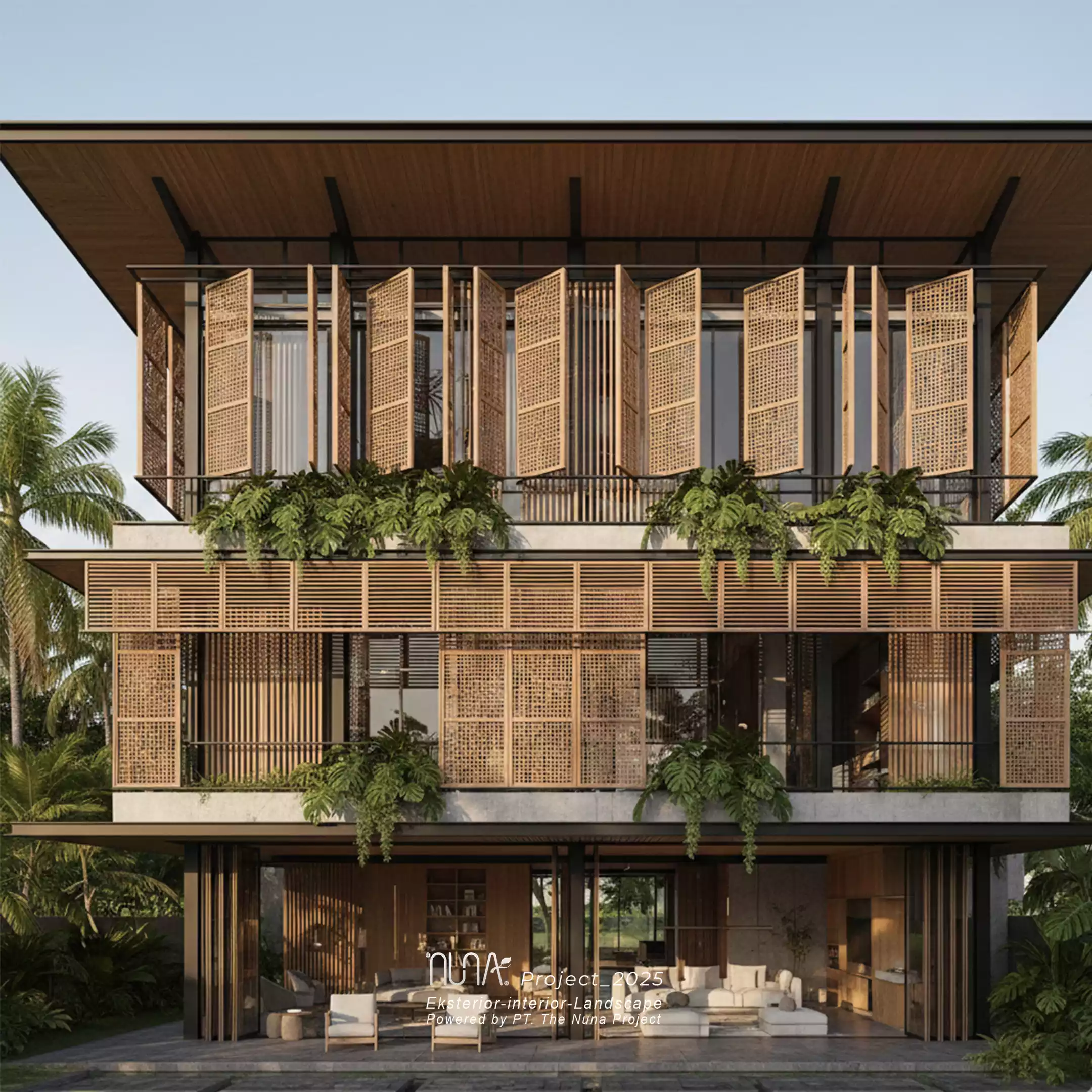 Rumah dengan secondary skin