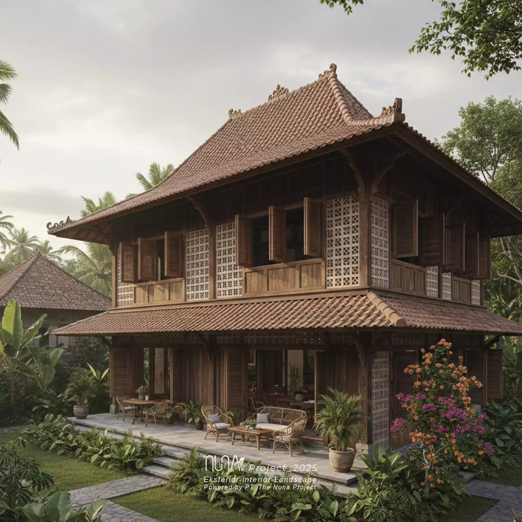 Rumah dengan ventilasi silang