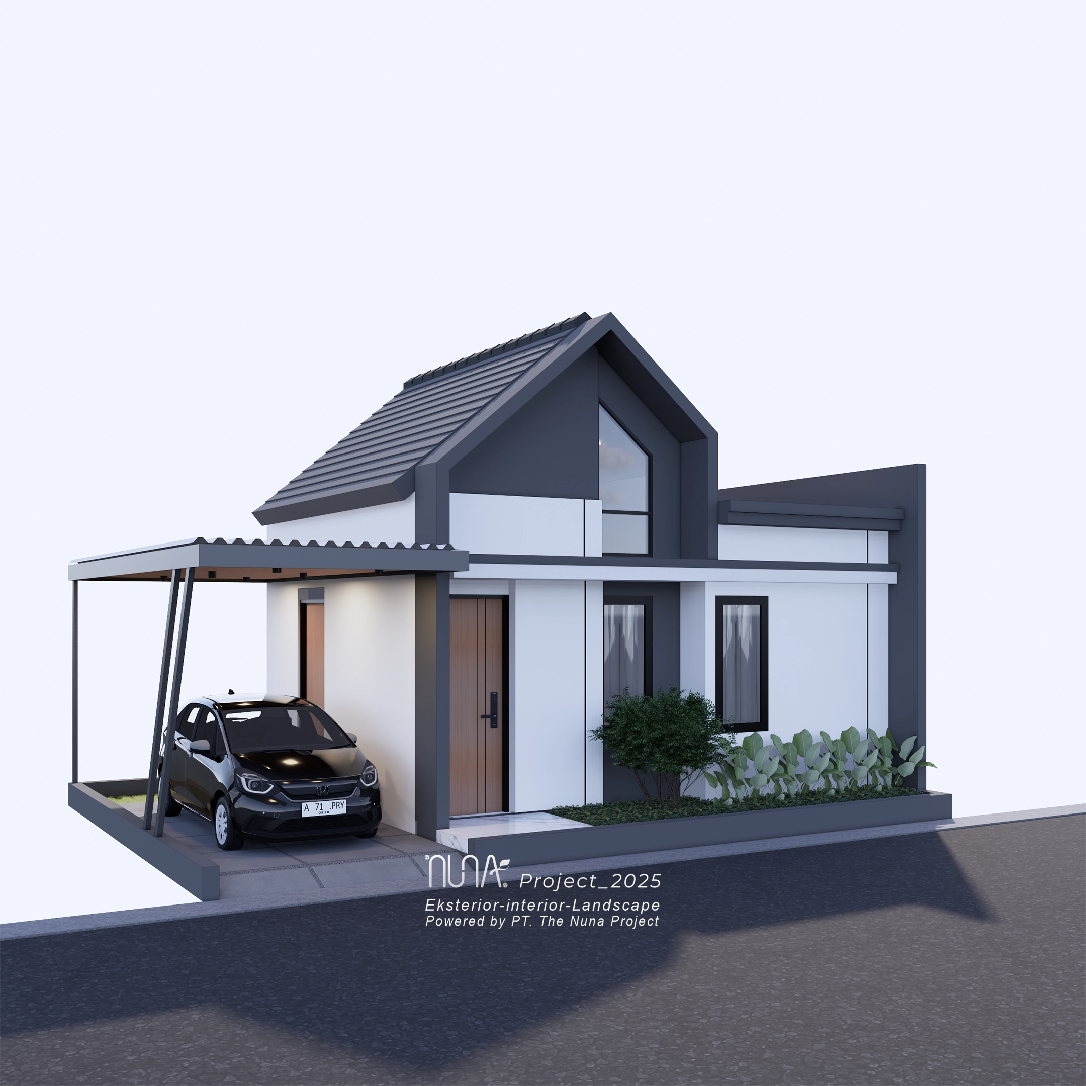 Desain 3D rumah Askara Harita Tipe A