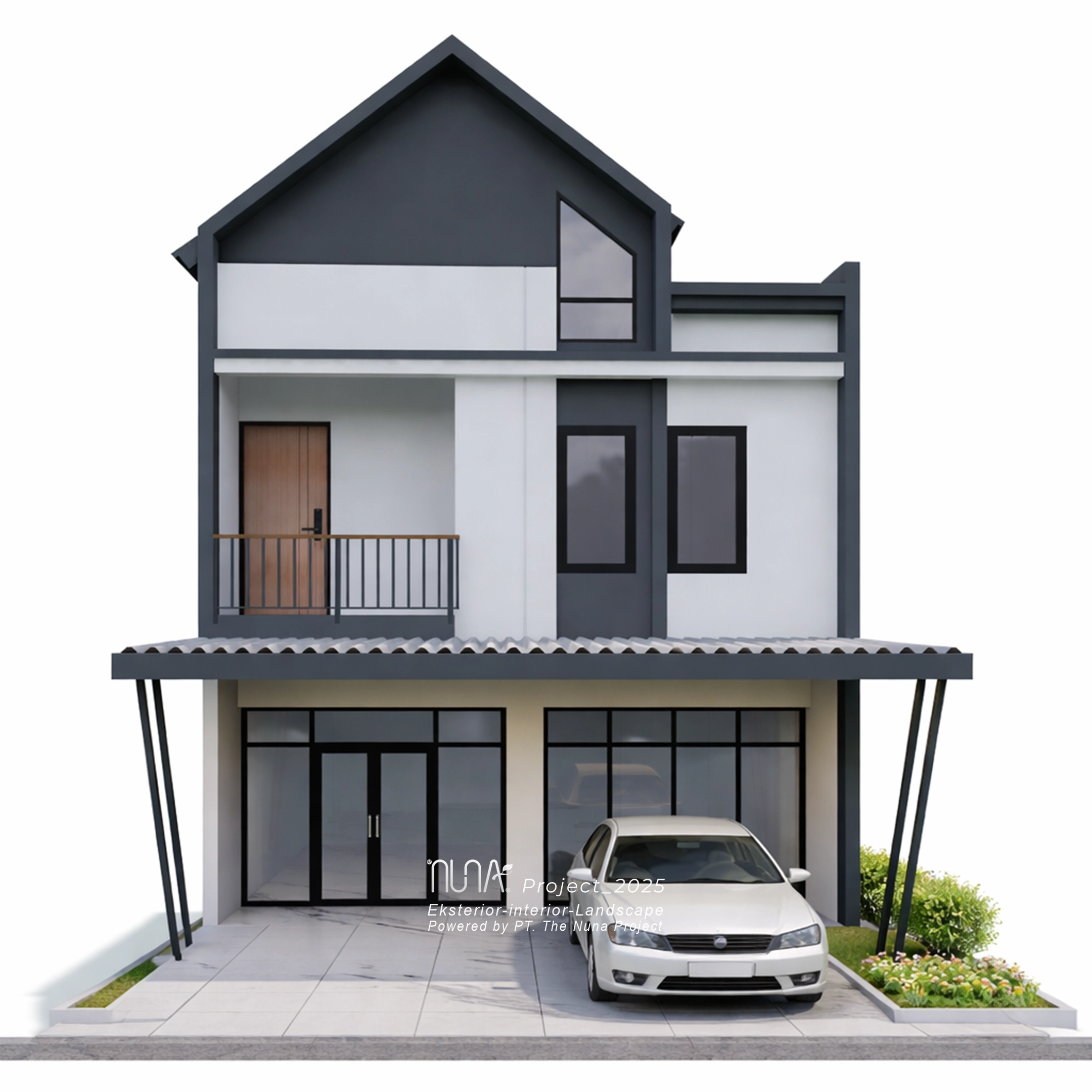 Desain 3D rumah Askara Harita Tipe B