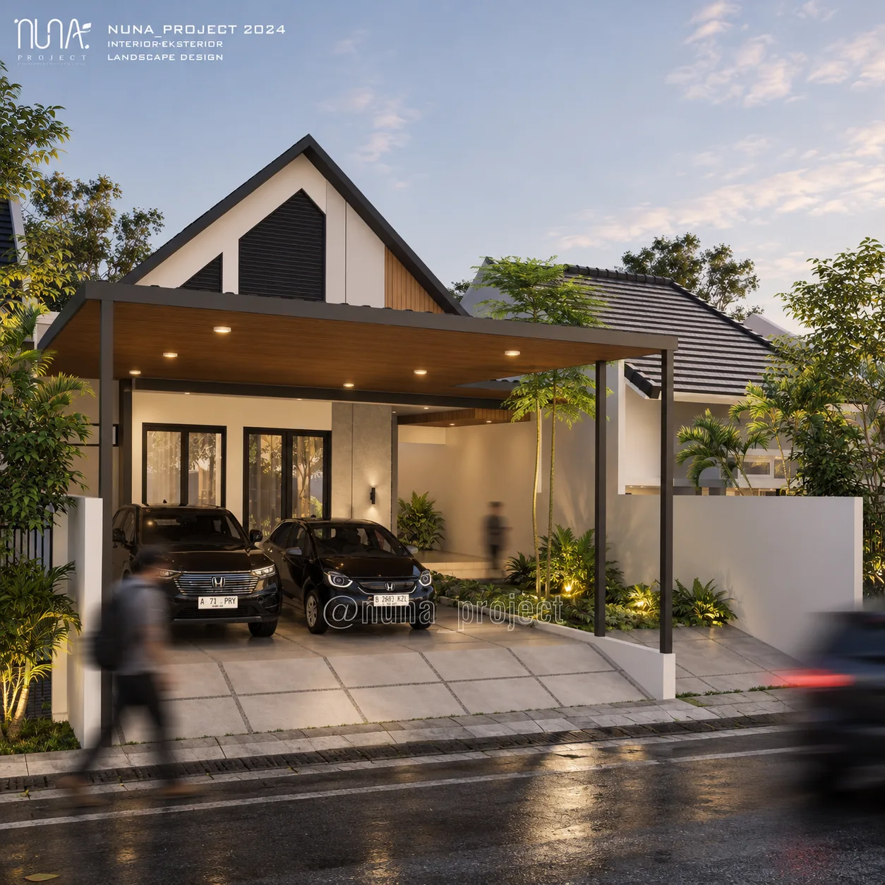 Desain Rumah Modern Tropis | Pa Teguh - Gallery 1