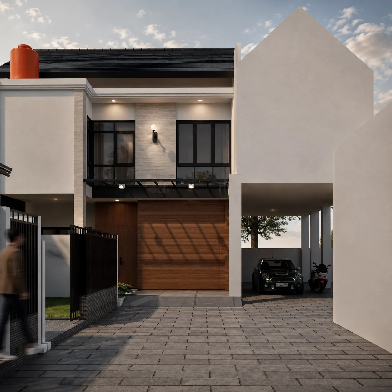 Desain Rumah Modern Minimalis | Bapak Muzamil