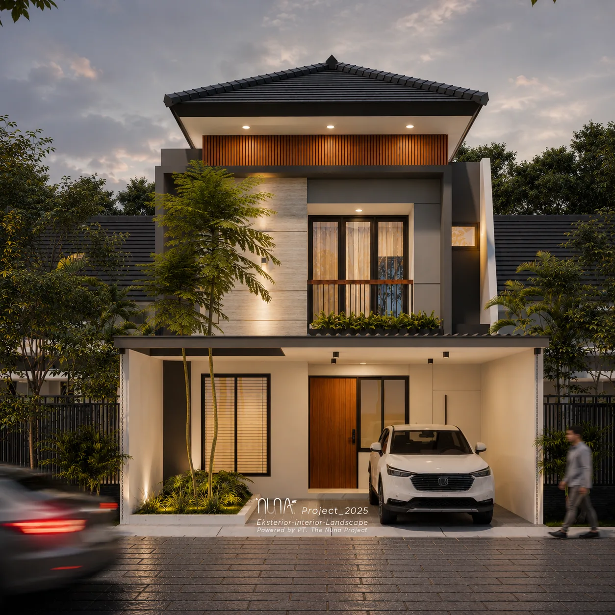 Desain Rumah Modern Tropis - Gallery 1