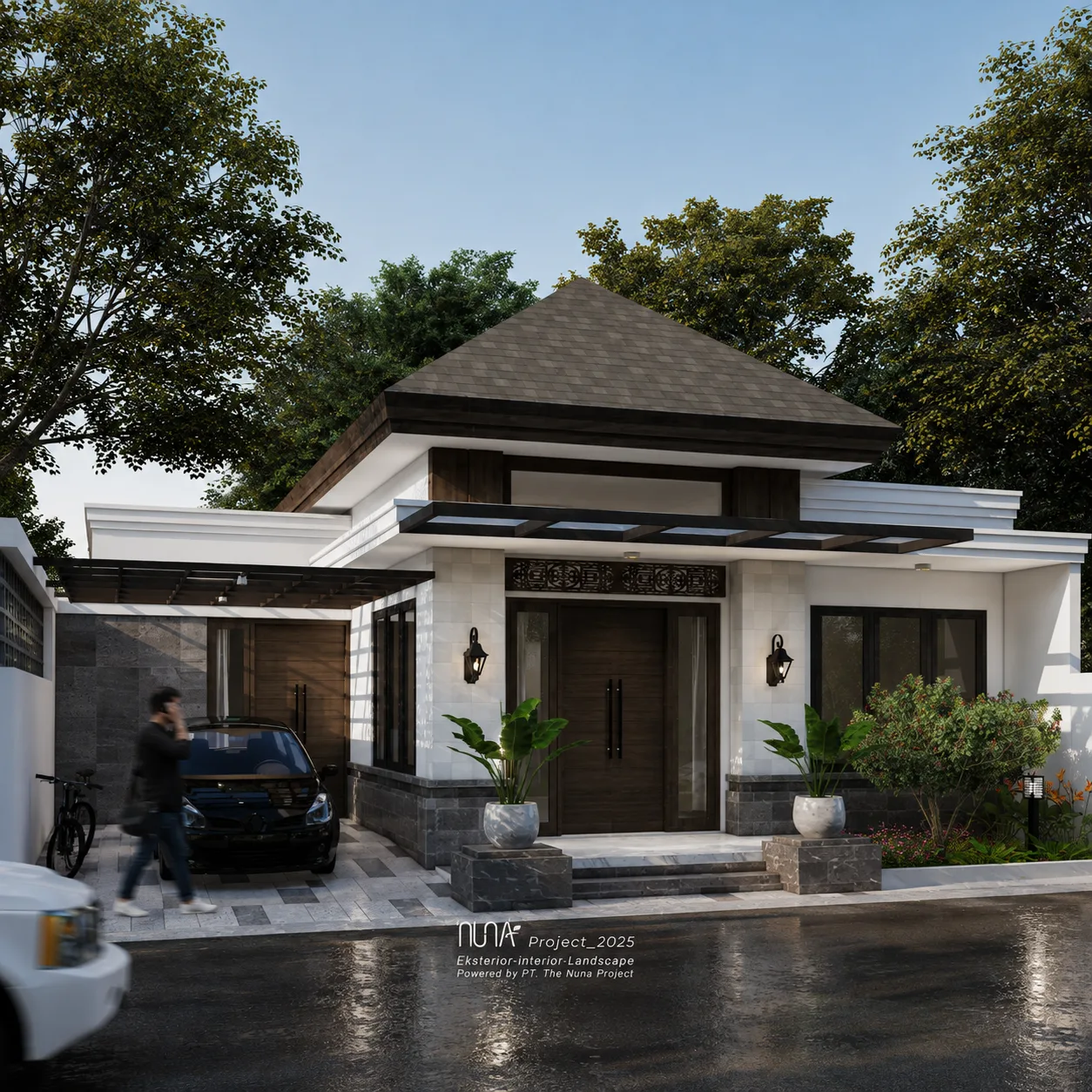 Desain Rumah Modern Tropis | Pa Amar Bumiayu - Gallery 1