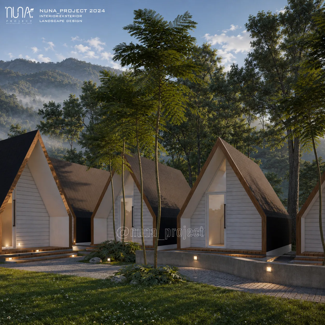 Desain Penginapan Pegunungan | Puncak Bogor