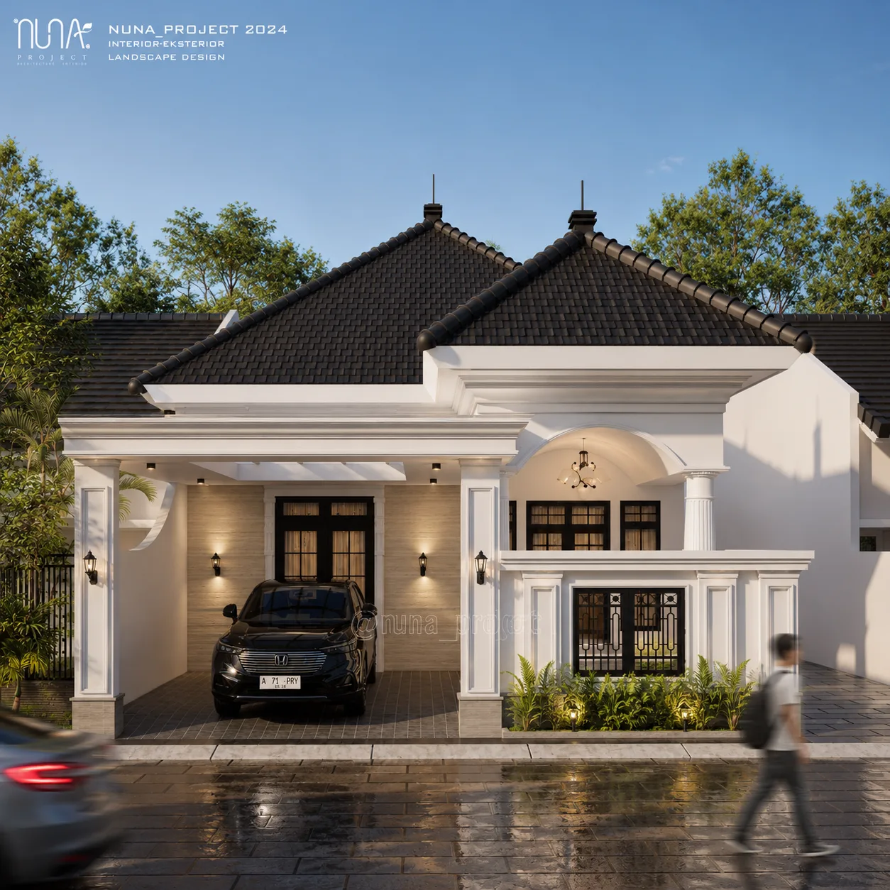 Desain Rumah Klasik Modern | Pa Mustaqim Tegal