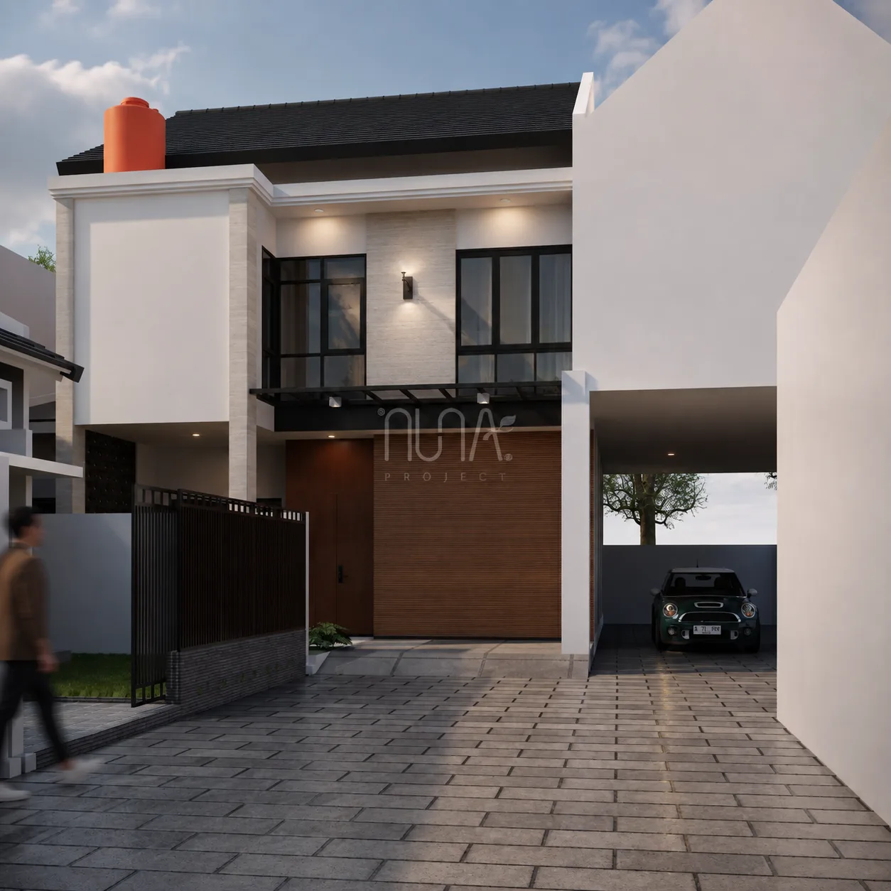Desain Rumah Modern Minimalis | Bapak Muzamil - Gallery 1
