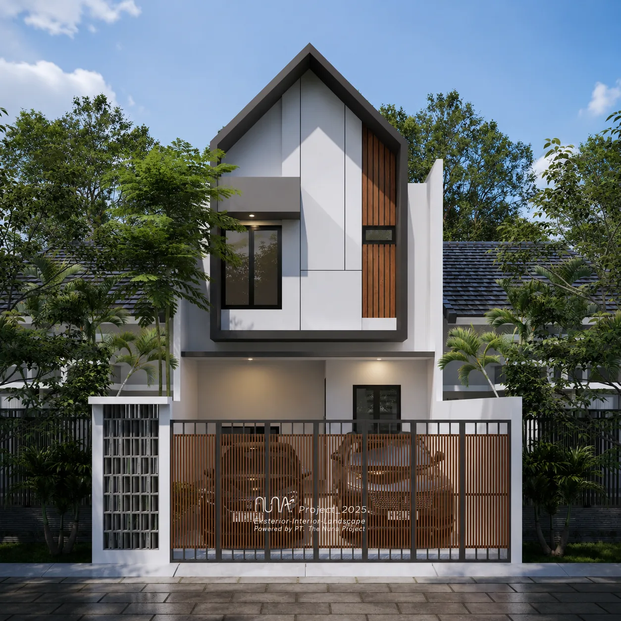 Desain Rumah Modern Minimalis | Unit Perumahan Pondok Kelapa