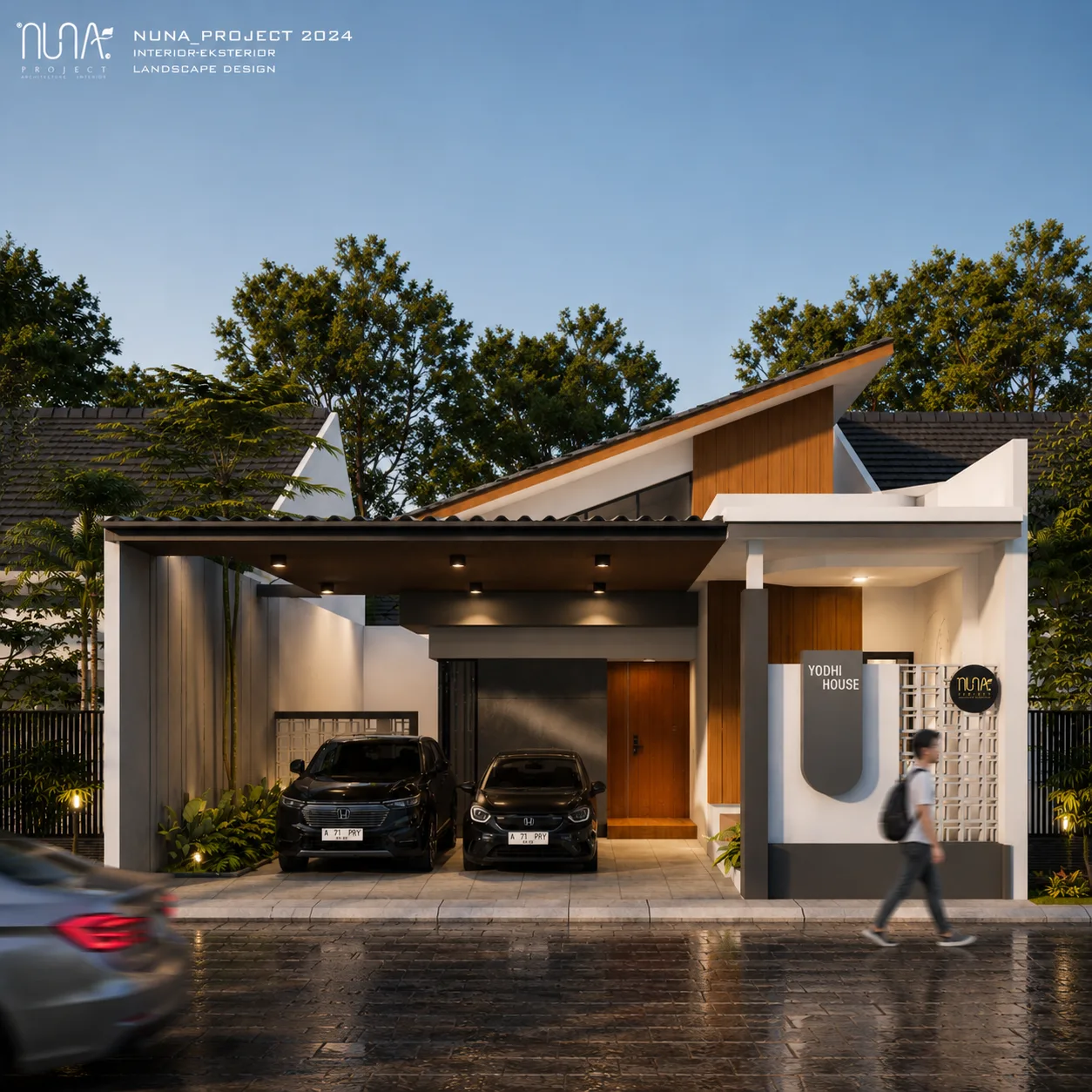 Desain Rumah Modern Tropis | Pa Yodi Slawi - Gallery 1