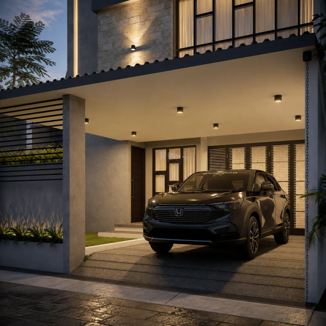 Desain Rumah Modern Kontemporer - Gallery 1