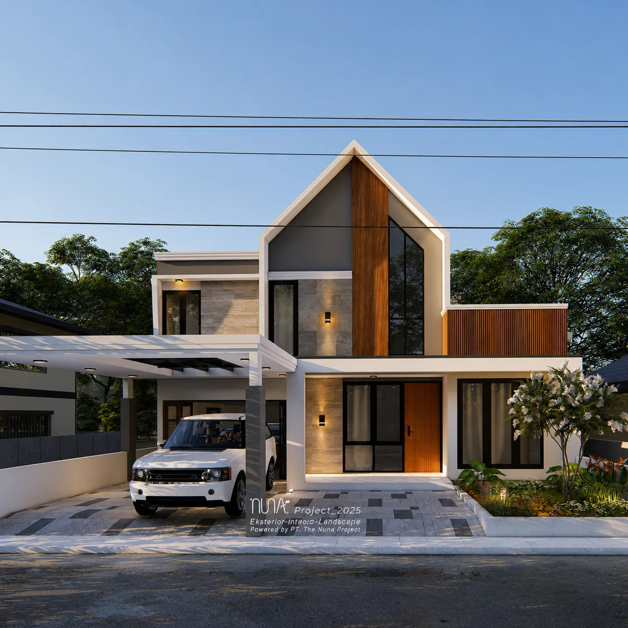 Desain Rumah Modern Minimalis | Pa Zaenal Jatibarang